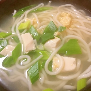 白だしスープのソフト麺